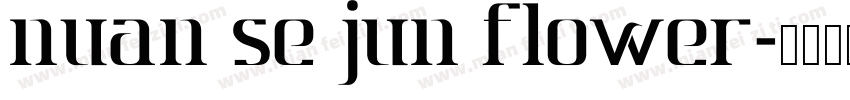 Nuan Se Jun Flower字体转换
